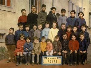 1964-65 École de Fayet (1)