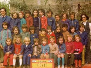 1974-75 École de Fayet