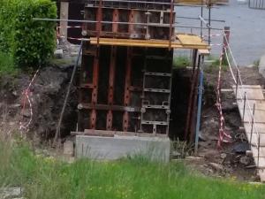 Coffrage de la pile principale