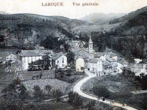 Vue générale de Laroque début du 20eme siècle (6)