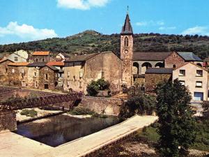 Vue générale de Laroque au mileu des années 80 (15)