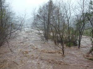La Nuéjouls en crue à FAYET LE 28/11/2014 (74)