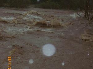 La Nuéjouls en crue à LAGRAVERIE LE 28/11/2014 (62)