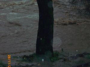 La Nuéjouls en crue à LAGRAVERIE LE 28/11/2014 (64)