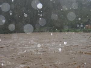 La Nuéjouls en crue à LAROQUE LE 28/11/2014 à 10 H 00 (25)