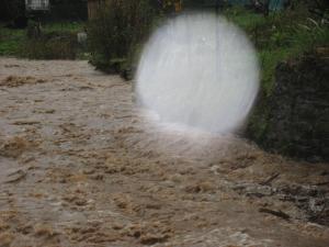 La Nuéjouls en crue à LAROQUE LE 28/11/2014 à 13 H 00 (33)