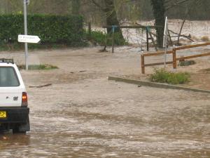 La Nuéjouls en crue à LAROQUE LE 28/11/2014 à 14 H 00 (39)