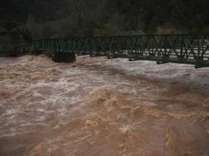 La Nuéjouls en crue à LAROQUE LE 28/11/2014 à 9 H 00 (16)