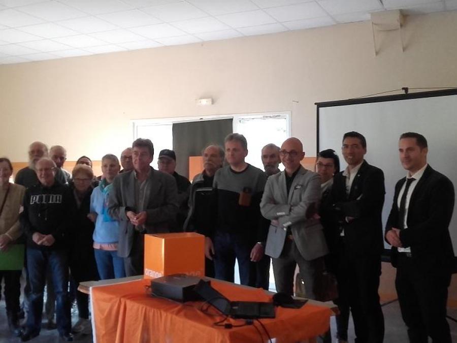 Inauguration de la VDSL par ORANGE
