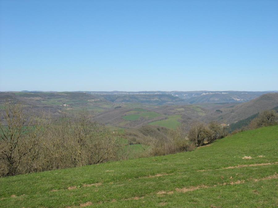 Vue du Rougier de Camarès depuis le pic de Roste (19)