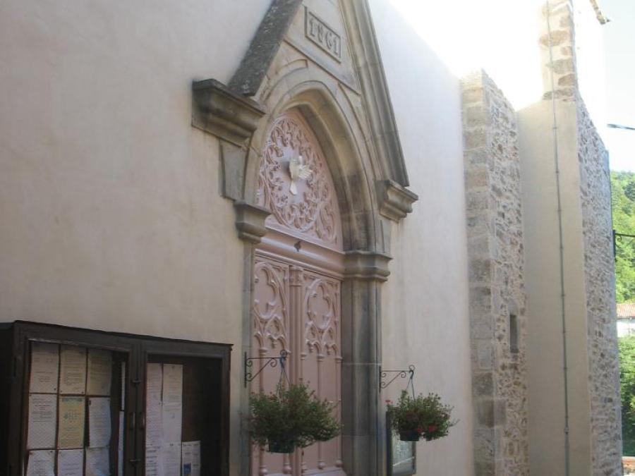 Porte de l'église de Laroque (100)