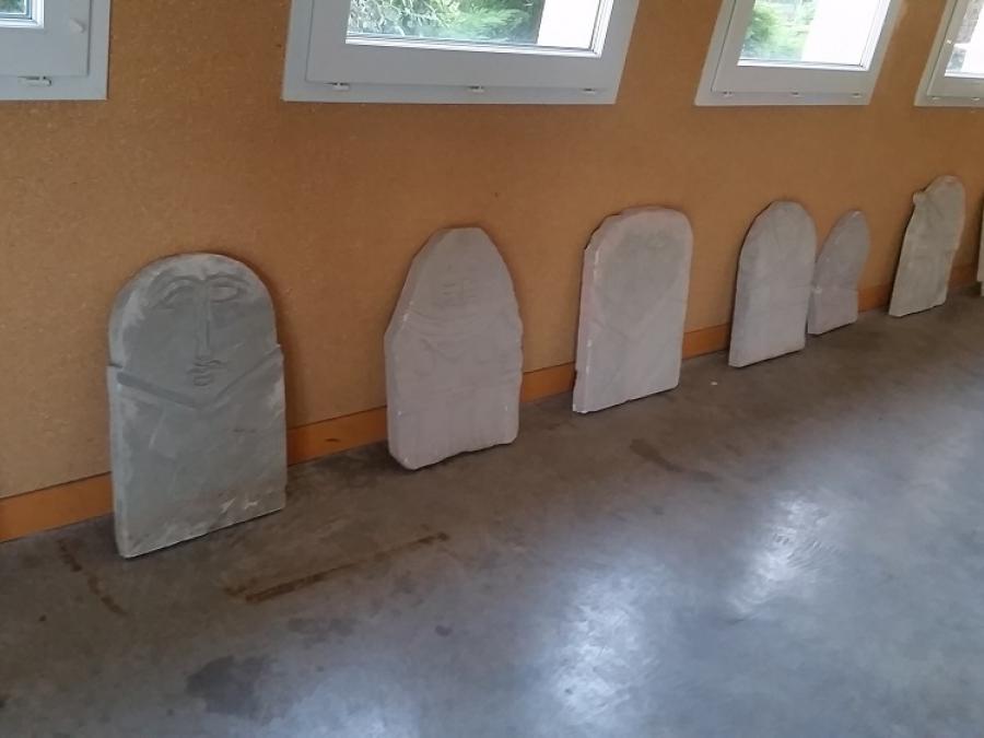 Sculpture - Exposition - Salle des fêtes - Fayet (42)