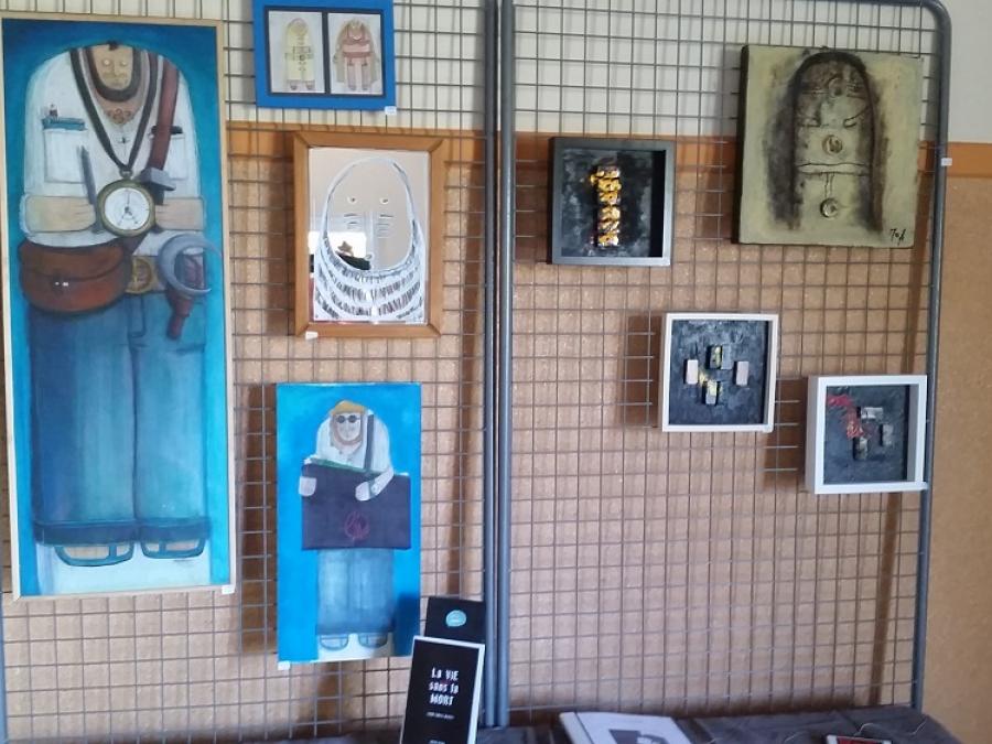 Sculpture - Exposition - Salle des fêtes - Fayet (37)